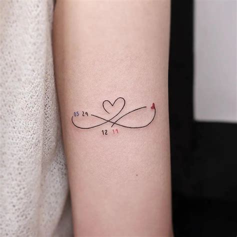 160+ Tatuajes del infinito con nombres, fechas,。